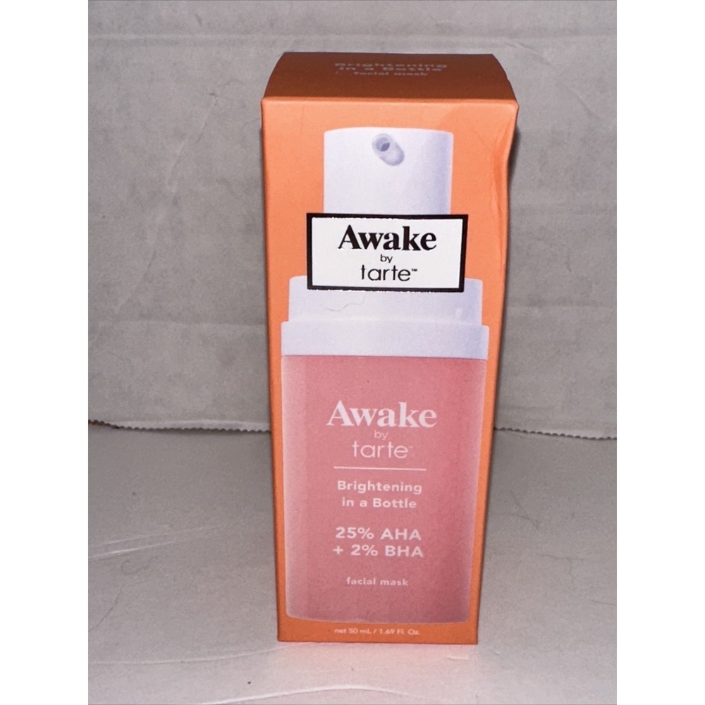 Awake by Tarte Brightening in a Bottle Facial Mask 25%‎ AHA 2% BHA 50ml 1.69oz